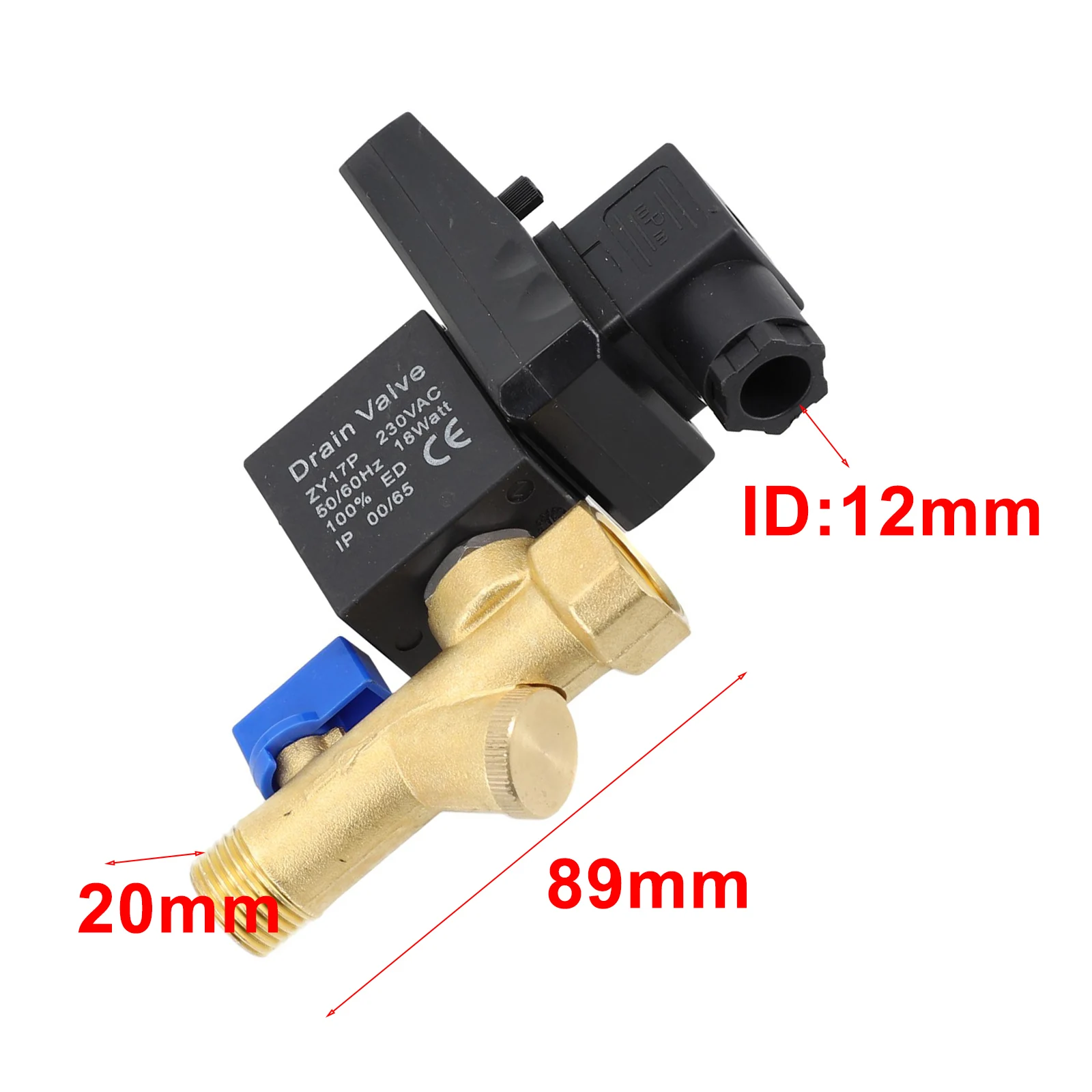 Efficient Air Component Maintenance AC220V Electronic Timed 2 Way Air Compressor Gas Tank Automatic Drain Valve