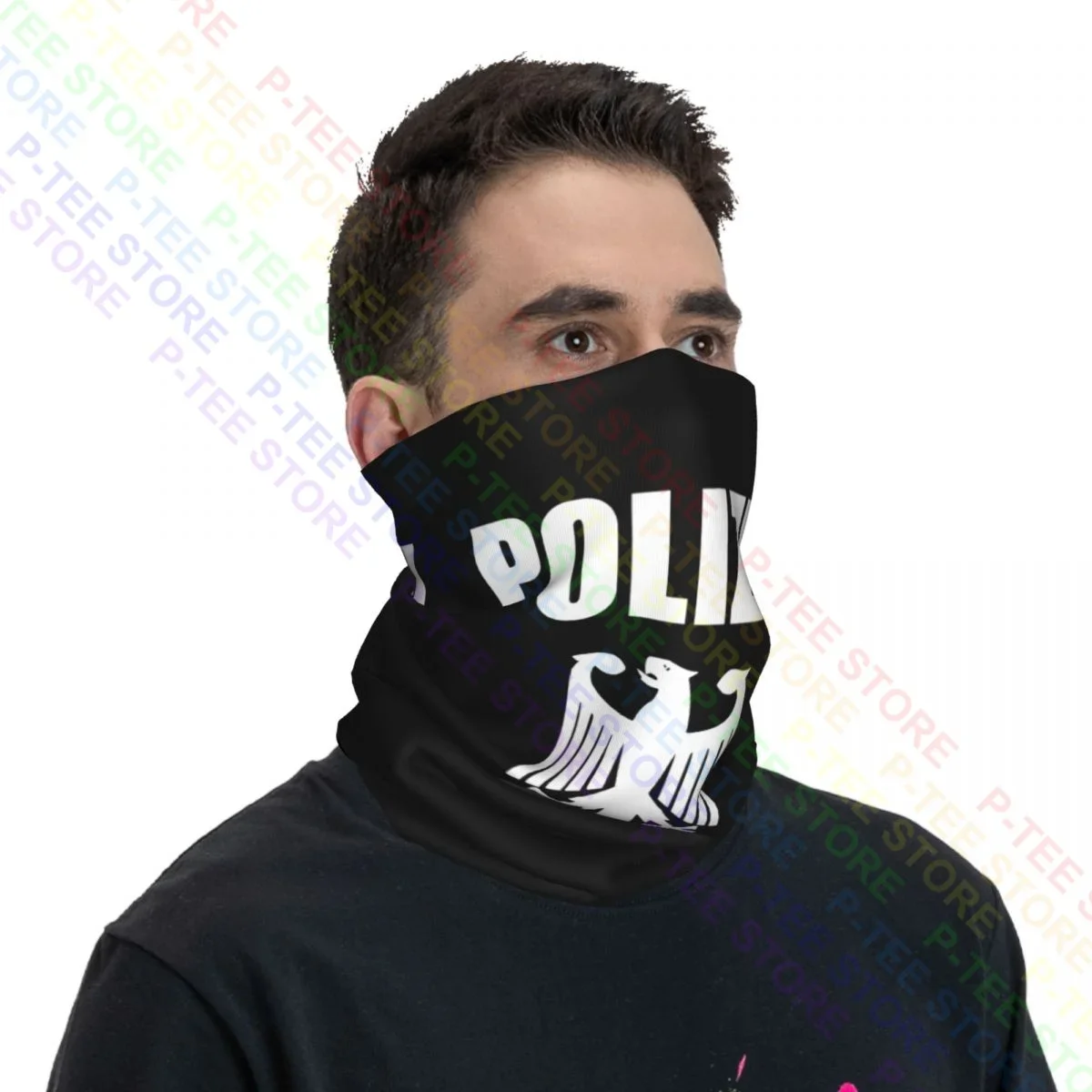 Polizei policía alemana águila cuello polaina Bandana bufanda máscara facial verano ciclismo cubierta Bandana