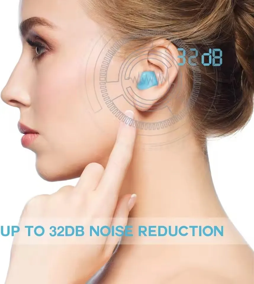 Waterproof Ear Plug Silicone Wax Earplugs Swimming Flying Working Earplug Noise Reduction Cancelling Sleeping Protection Earbuds