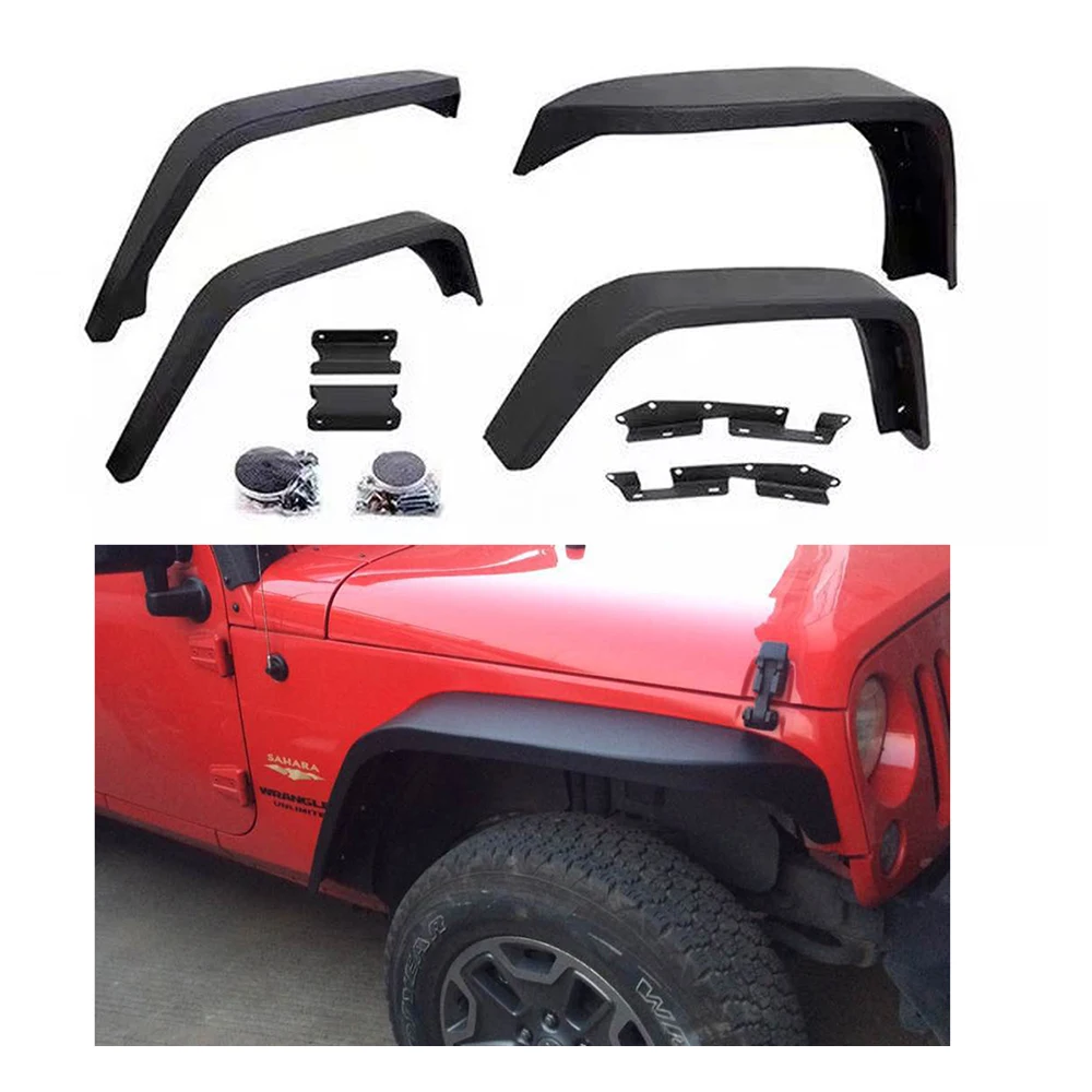 

Lantsun J141 Aluminum Alloy Avengers Fender Flares For Jeep For Wrangler JK