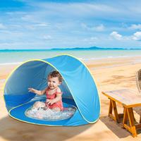 Baby Beach Tent Shade Pool UV Protection Sun Shelter Infant Outdoor Toys  UV-protecting Sunshelter with Pool Kid Outdoor Camping