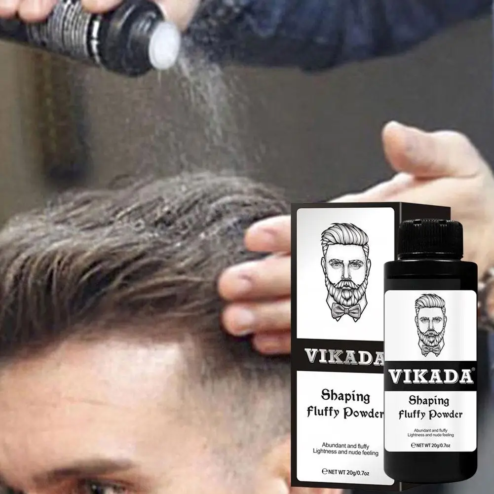 Homens e Mulheres Pó Fofo, Corte de Cabelo Design, Aumentar Volume Modelo, Durável, Homens, Estilo, Refrescante, Fixo