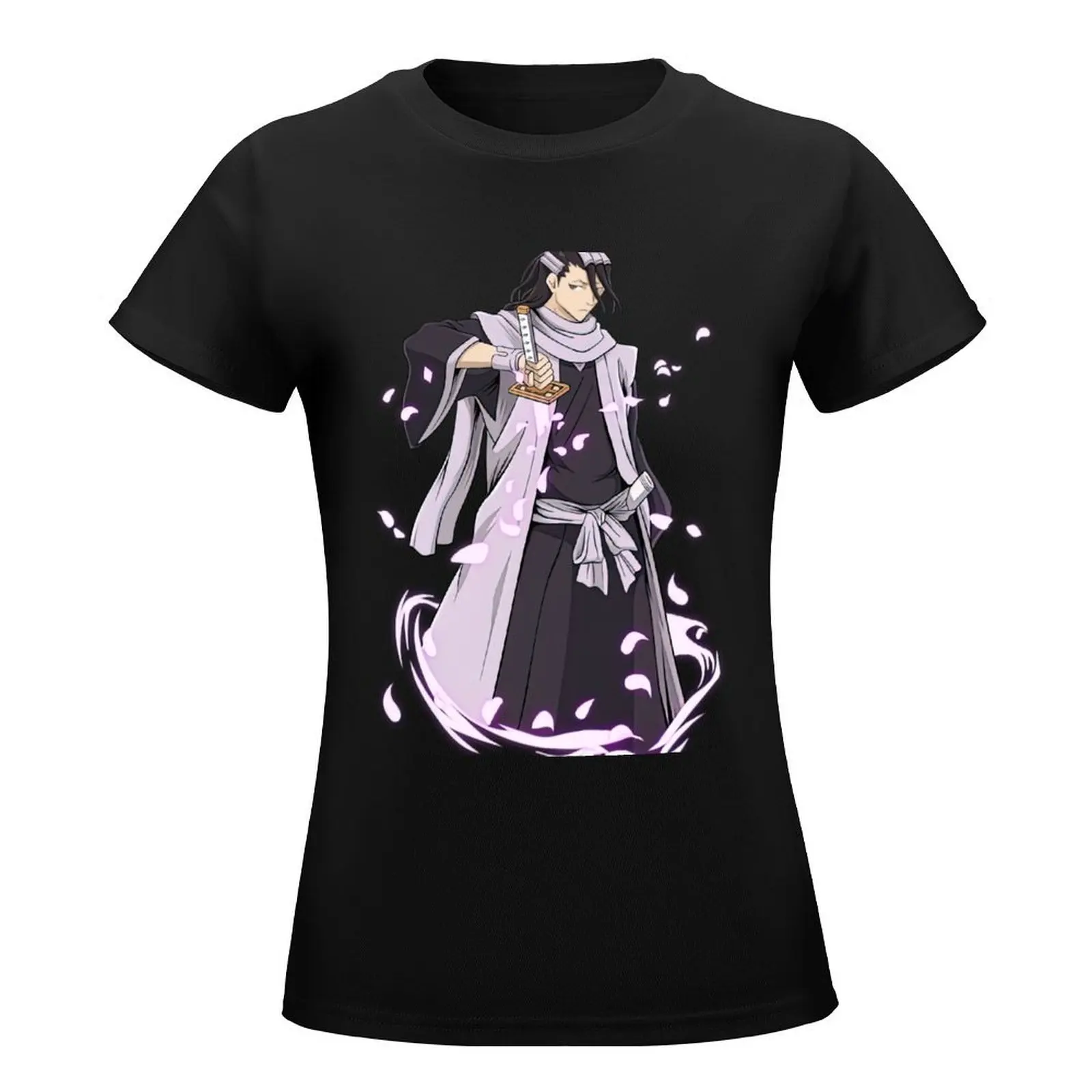 Byakuya Bleach Anime T-Shirt anime clothes summer top cute clothes summer clothes plus size t shirts for Women loose fit