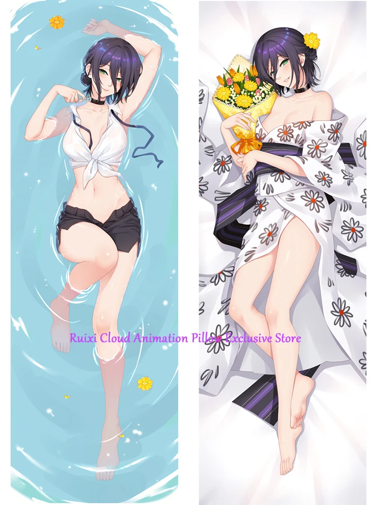 

Dakimakura Anime Pillow Cover Chainsaw Reze Double Sided Print 2Way Cushion Bedding Gifts