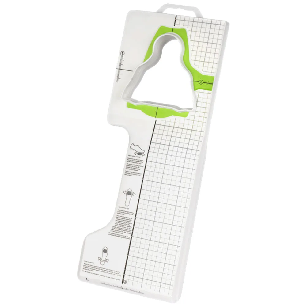 

Bicycle Fitting Tool Durable Polypropylene Lightweight Compact Pedal Cleat Adjustment Bike Cleat Accessory Shoe Measurement