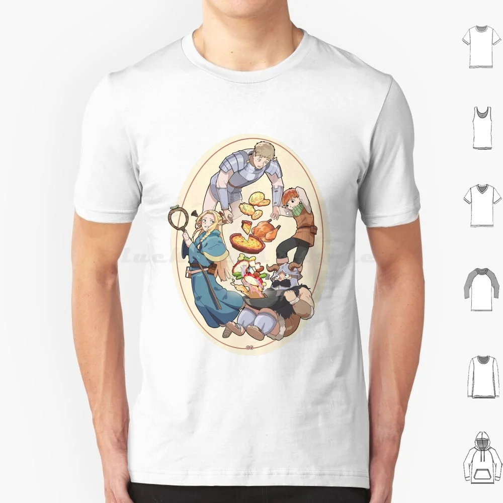 Delicious In Cook T Shirt Cotton Men Women DIY Print Meshi Delicious In Anime Manga Meshi Manga Meshi Anime Itzusumi Catgirl