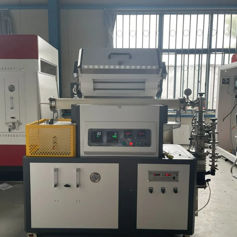Horno rotativo de producción de estilo chino, 1200 grados, alta temperatura, laboratorio Industrial, batería de litio eléctrica, sinterización