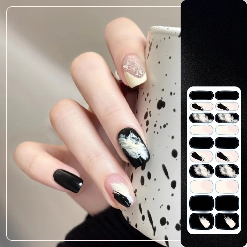 20-dicas-semi-curadas-gel-tiras-de-unhas-adesivo-cobertura-completa-adesivos-para-unhas-lampada-uv-precisa-imprensa-em-unhas-diy-manicure