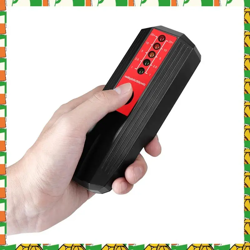 

Professional Tool EMF Meter, EMF Reader, Electromagnetic Field Radiation Detector Battery Powered Electric EMF Detector Durable
