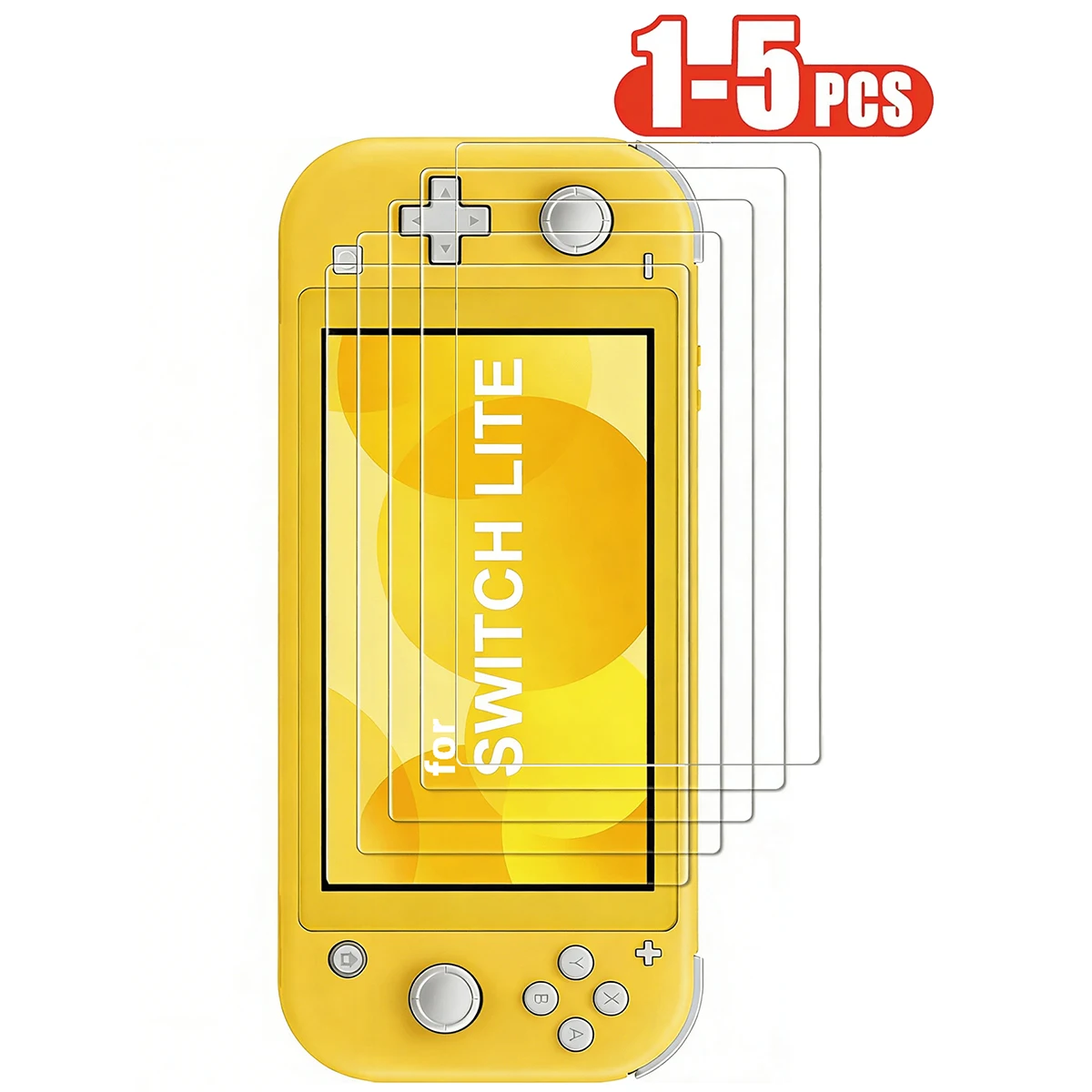 1-5 Pack Switch Lite Tempered Glass Screen Protector – Scratch-Resistant & Anti-Fingerprint