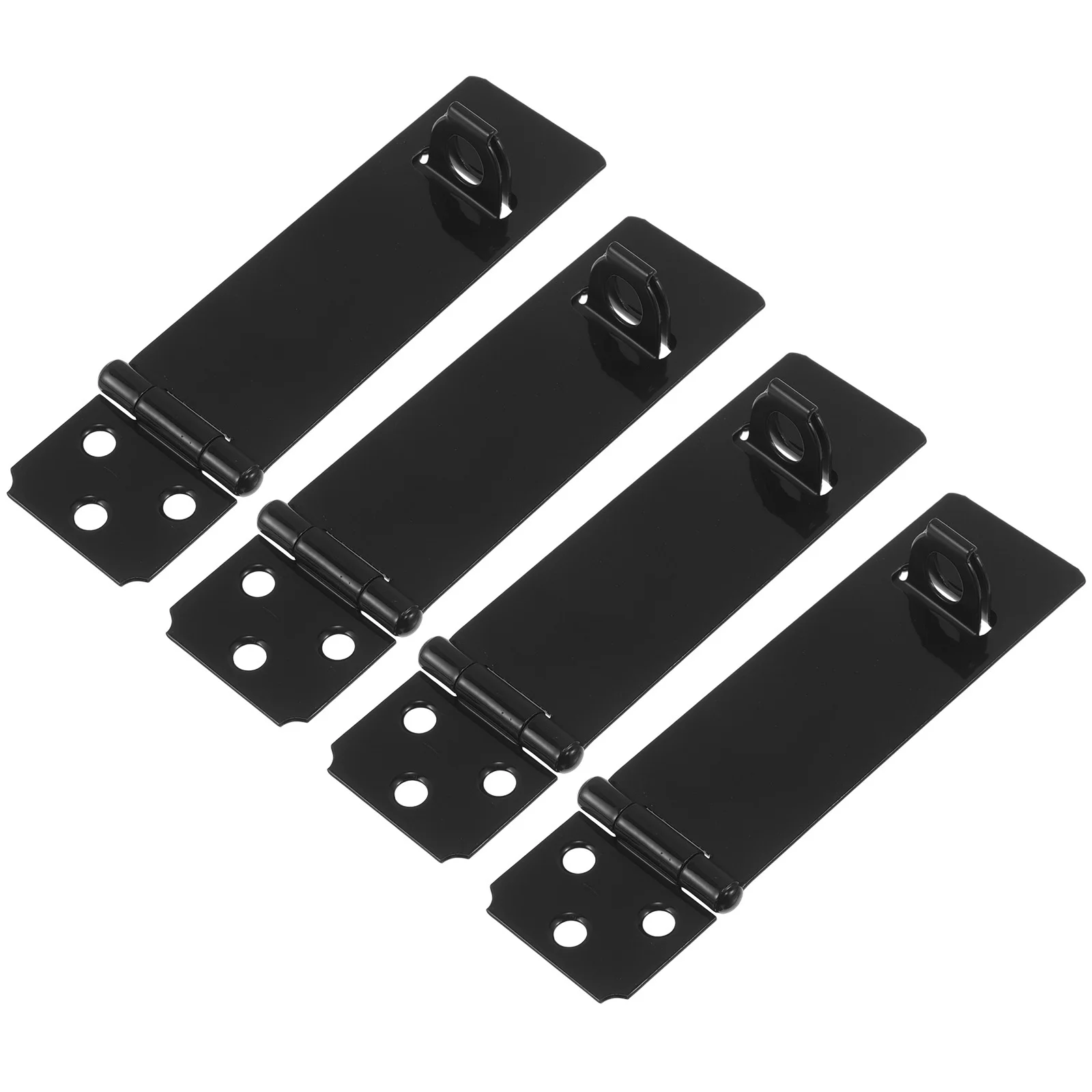 

4 set Heavy Duty Door Lock Hasp Hardware Barn Cabinet Shed Sliding Furniture Metal Security Latch for Storage Box