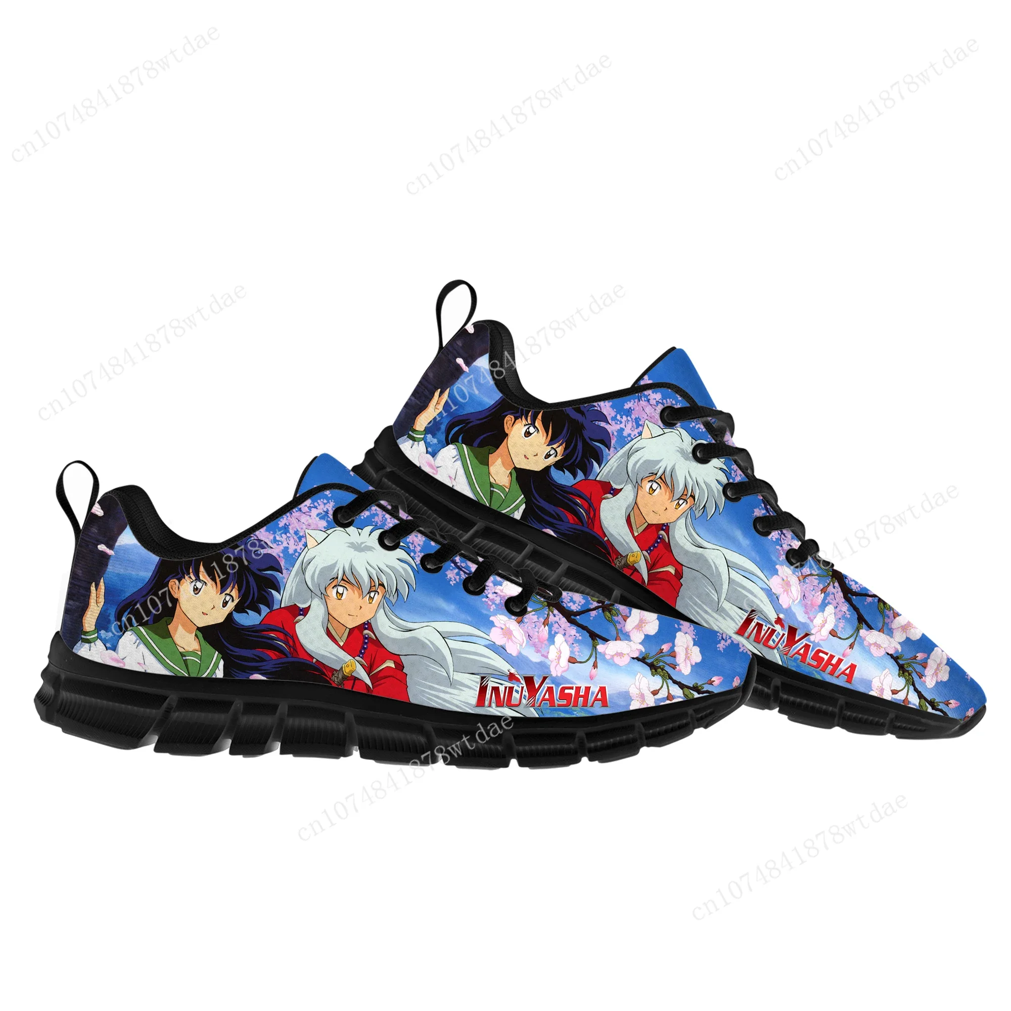 Inuyasha Sports Shoes Mens Womens Teenager Sneakers Kagome Higurashi High Quality Anime Manga Sneaker Custom Shoe