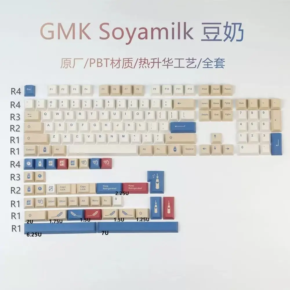 Gmkモダンなdolchキーボードキャップ,142キー,Cherryプロファイル,pbt