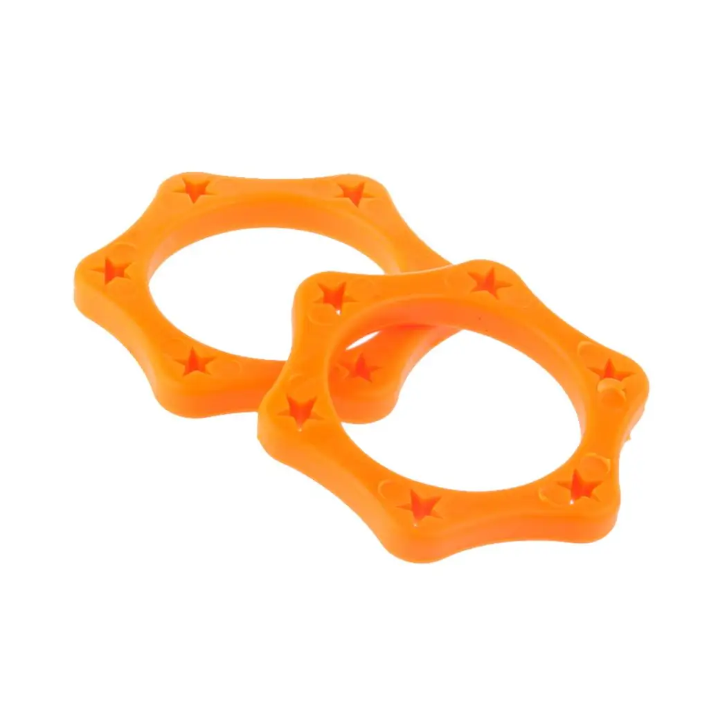 Anti-rolamento hexágono silicone anel deslizante, microfone choque, segurar, pacote de 2