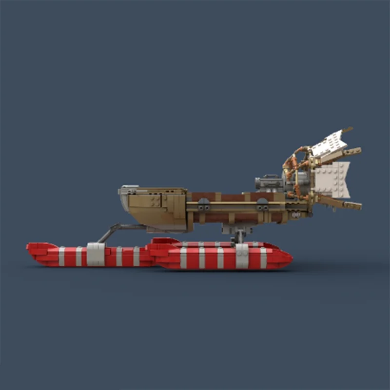 1290pcs MOC Fisherman S Speedboat Gamesed Model Building Christmas Gift Blocks Toys Architecture Assemble Idea Education Brick #5