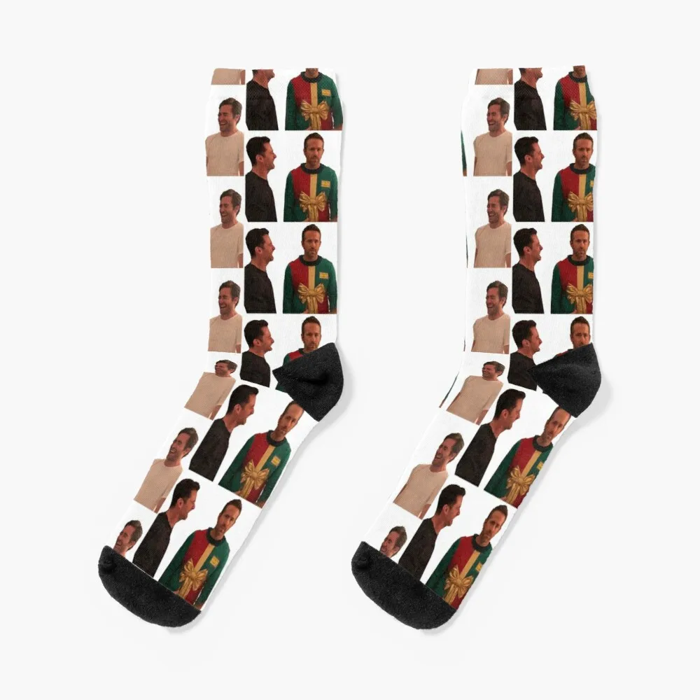 

Ryan Reynolds Ugly Christmas Sweter MemeSocks Cool Socks