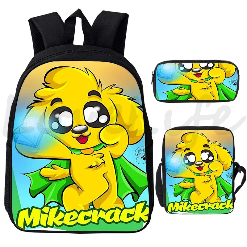 Compadretes Mikecrack Backpacks for School kids boys Girls 3D Print Schoolbag Los Compas Anime Bookbag Teenagers Travel Knapsack