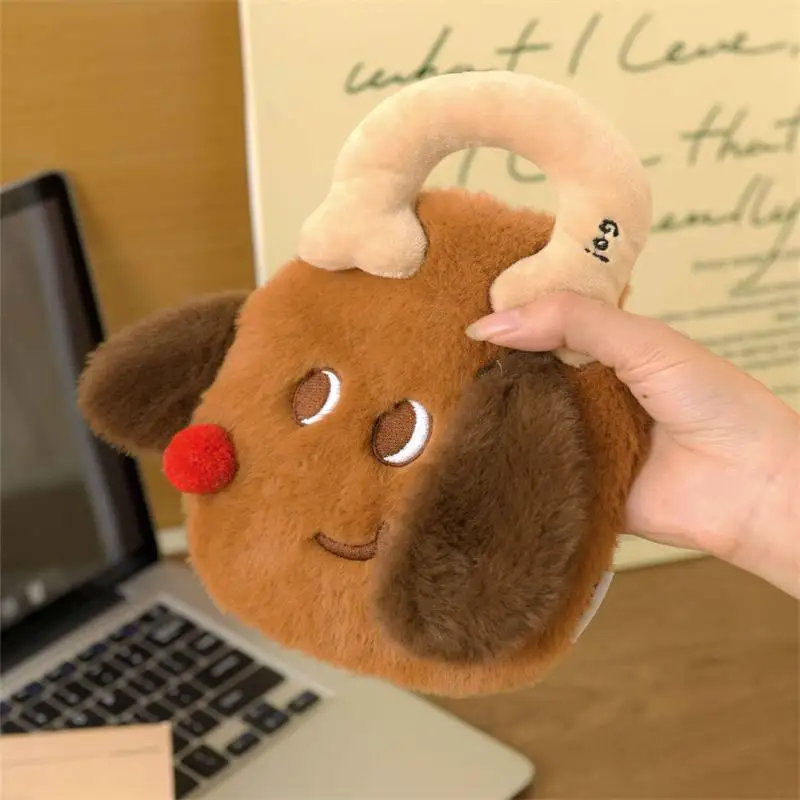 

Новая популярная грелка с милым щенком, плюшевая утолщенная сумка для теплой воды, общежитие, теплый живот, маленькая грелка для рук