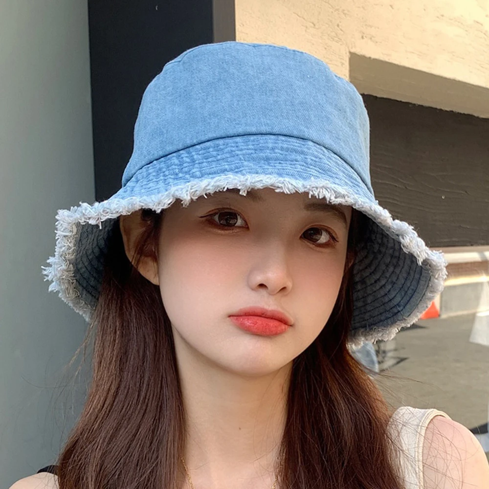 

Korean Ins Retro Summer Sun Hat Bucket Hat For Men Women Cotton Bob Panama Girls Beach Travel Outdoor Reversible Fisherman Hat