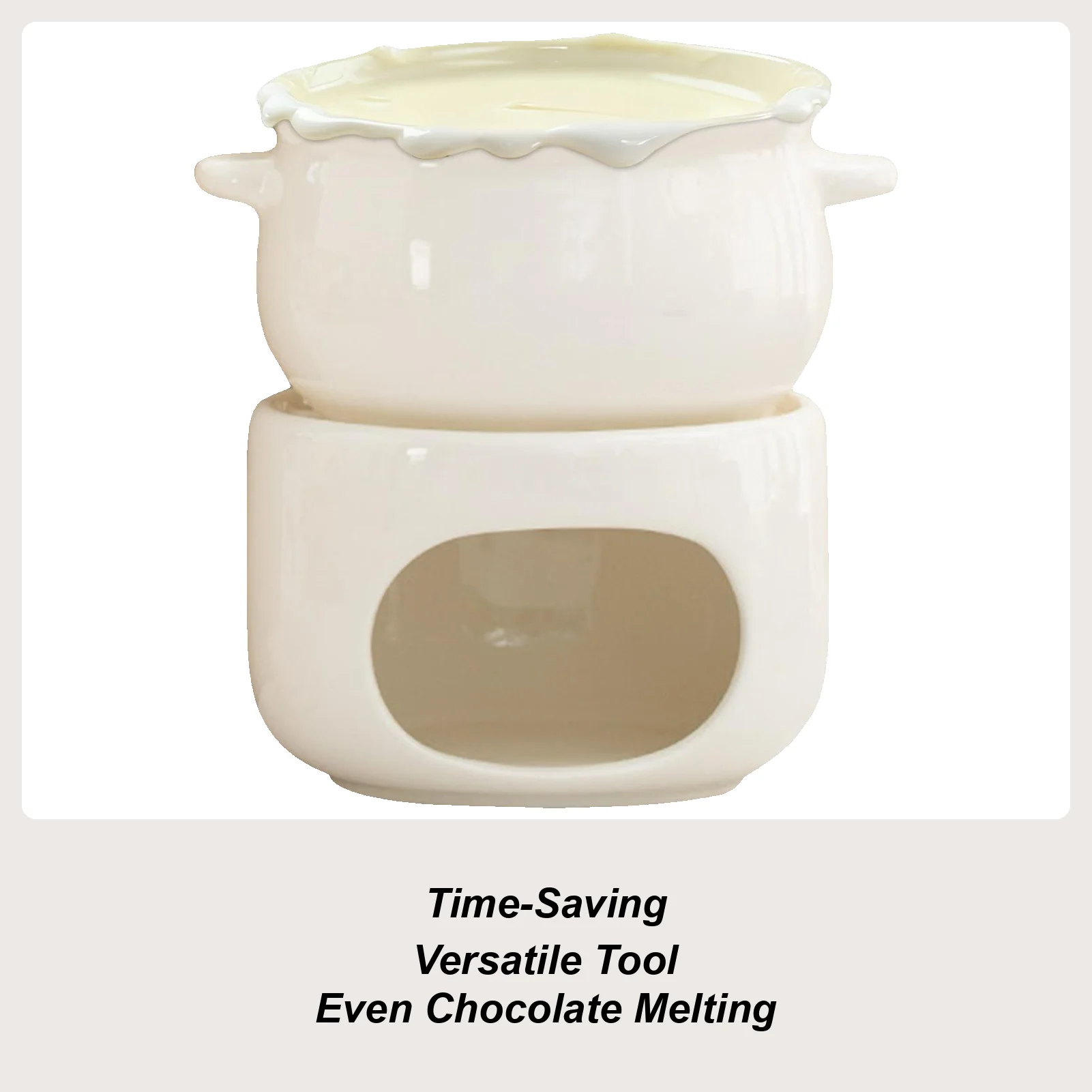 

Чашка для сладкого фондю, термостойкая грелка с антипригарным покрытием, чашка для плавления шоколада с вилками для сыра, зефира, десерта