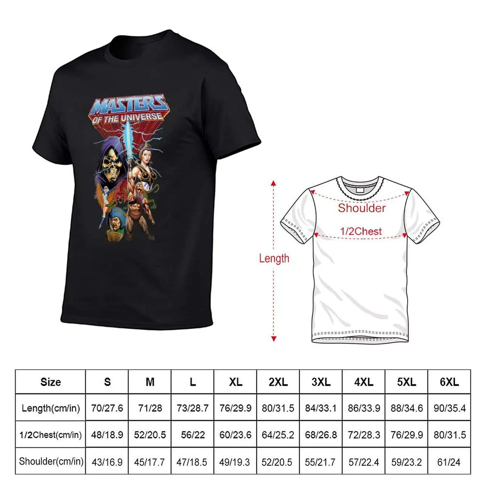 Masters of the Universe T-Shirt quick-drying graphics hippie clothes mens graphic t-shirts image 5