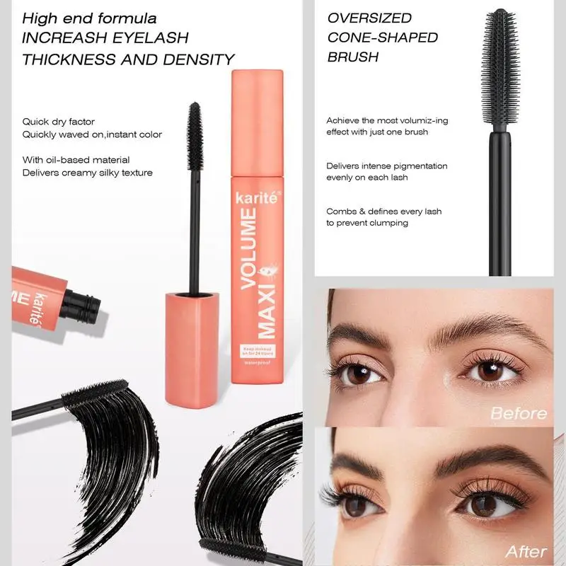 Mascara curling and styling primer waterproof thickening non-smudge mascara eye makeup Portable Natural Lash Primer cosmetic