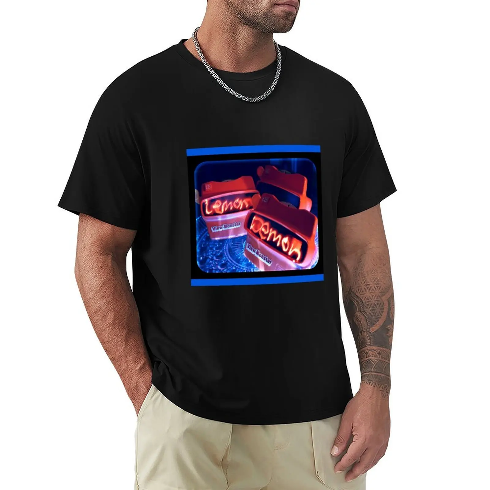 

View Monster Album Cover T-Shirt cotton man t-shirts Short sleeve tee football t shirt aesthetic clothes t shirts for men cotton