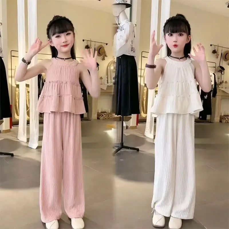 Summer Girls Dresses Solid Color Dress Chiffon Children's Retro Lace Dresses Baby Summer Dress Baby Kids Clothes 6 8 10 12 Years