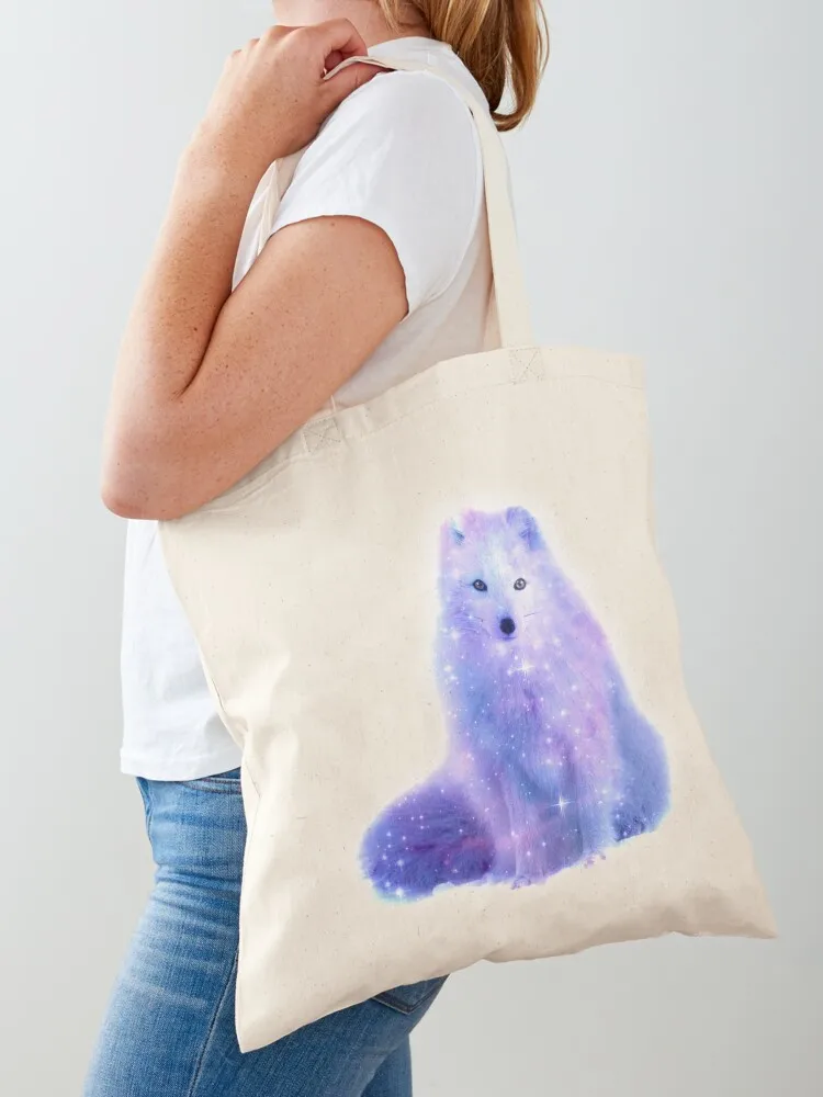 

Arctic Iceland Fox Tote Bag tote bag men's reusable grocery bags bag for beach custom tote
