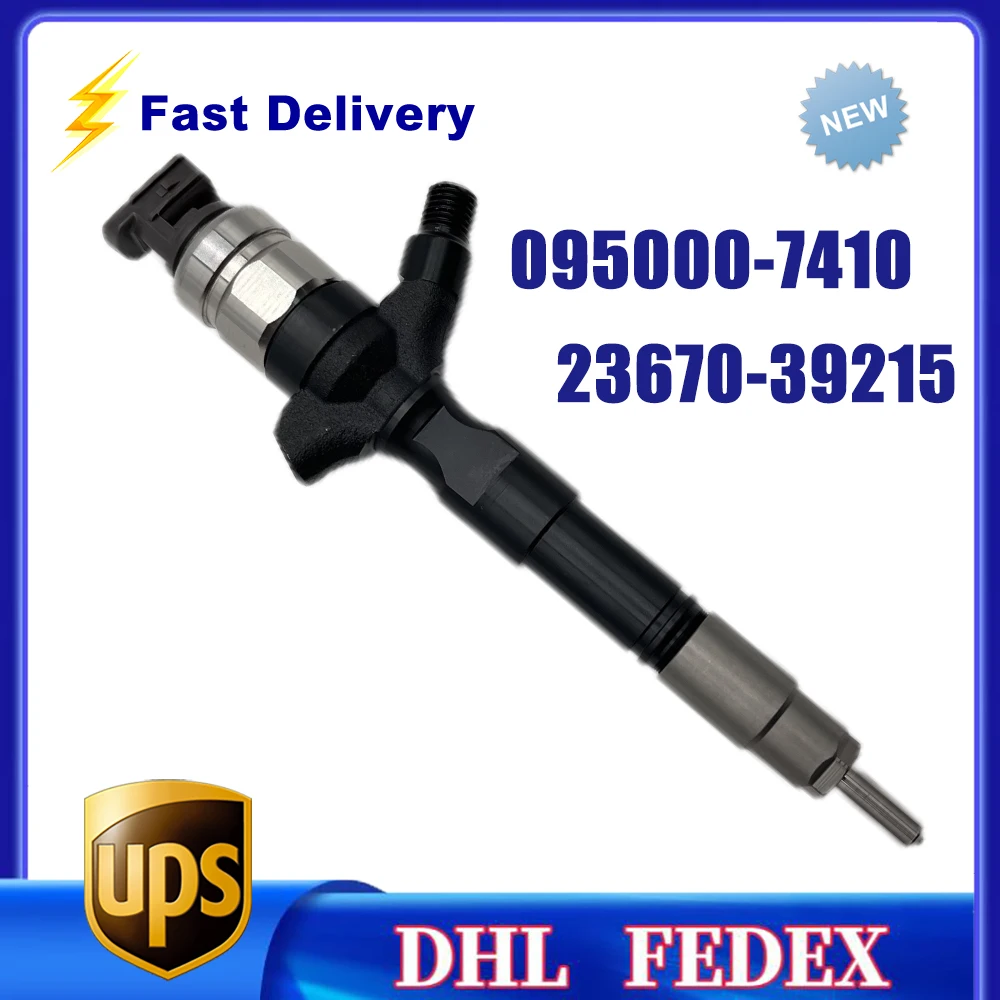 

095000-7410 Auto Common Rail Diesel Fuel Injector 23670-39215 Engine Injector 23670-30280 for Toyota hilux