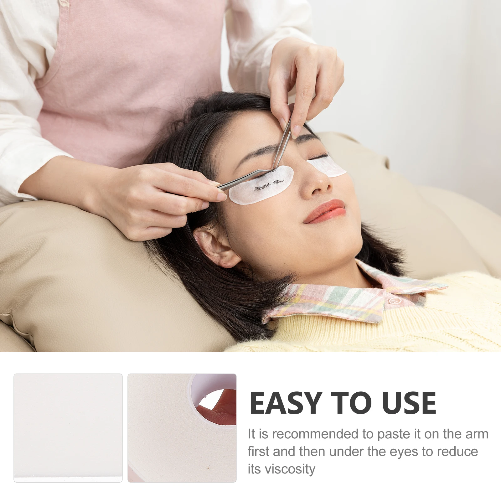 

5 Rolls Eye Patch Foam Pad Lash Supplies Eyelash Extensions Tape Adhesive Eyelid for Eyes