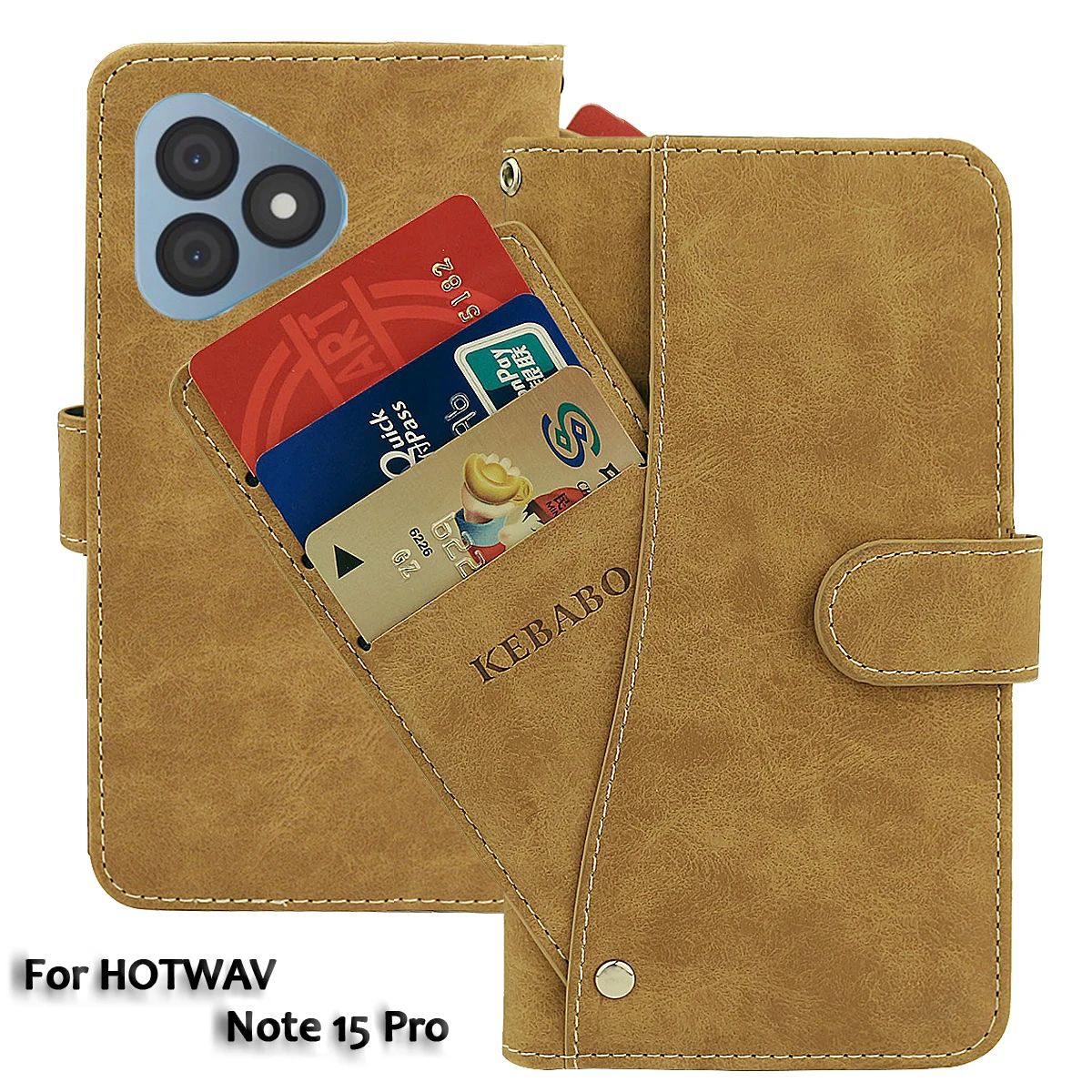 محفظة جلدية كلاسيكية HOTWAV Cyber Note Pro 13 15 T7S حافظة فليب فتحات بطاقة فاخرة غطاء الهاتف حالات وقائية أكياس