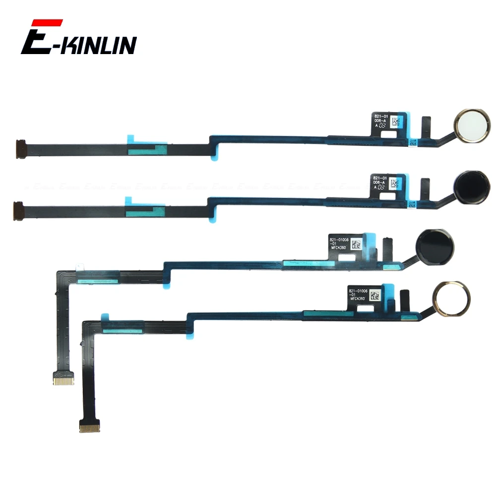 Power On Off Return Home Button Sensor Menu Connection Ribbon Flex Cable For iPad 5 6 7 8 9 10 9th 10th 9.7 10.2 10.9 inch