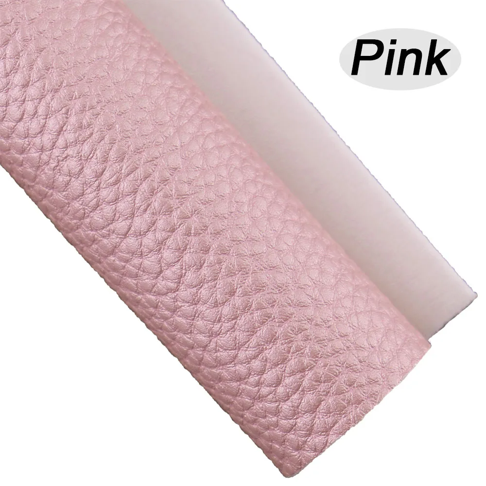 30x134cm Roll Pearly Pink Red Lychee Lichee Pattern Faux Artificial Synthetic Leather Fabric For HandBag DIY Sewing  CN281