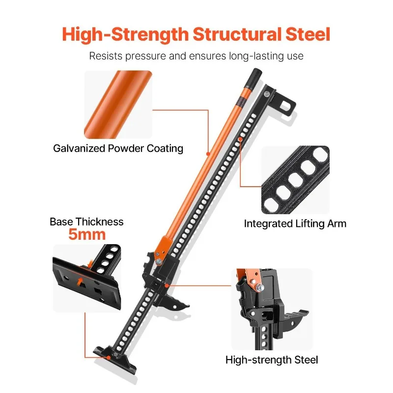48인치 오프로드 농장용 잭 호이스트 7000파운드 고리프트 트랙터 차량용 윈치
