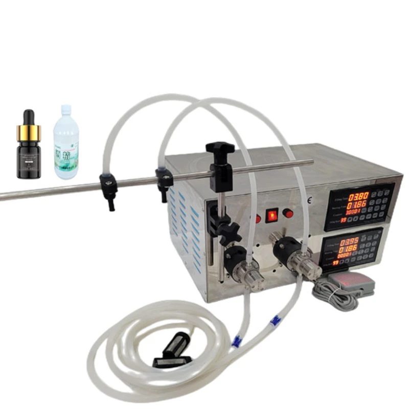 Price Electric Controlled Magnetic Pump Shampoo/Perfume Filling Machine/Hot Selling High Quality Double Head Filling Machine