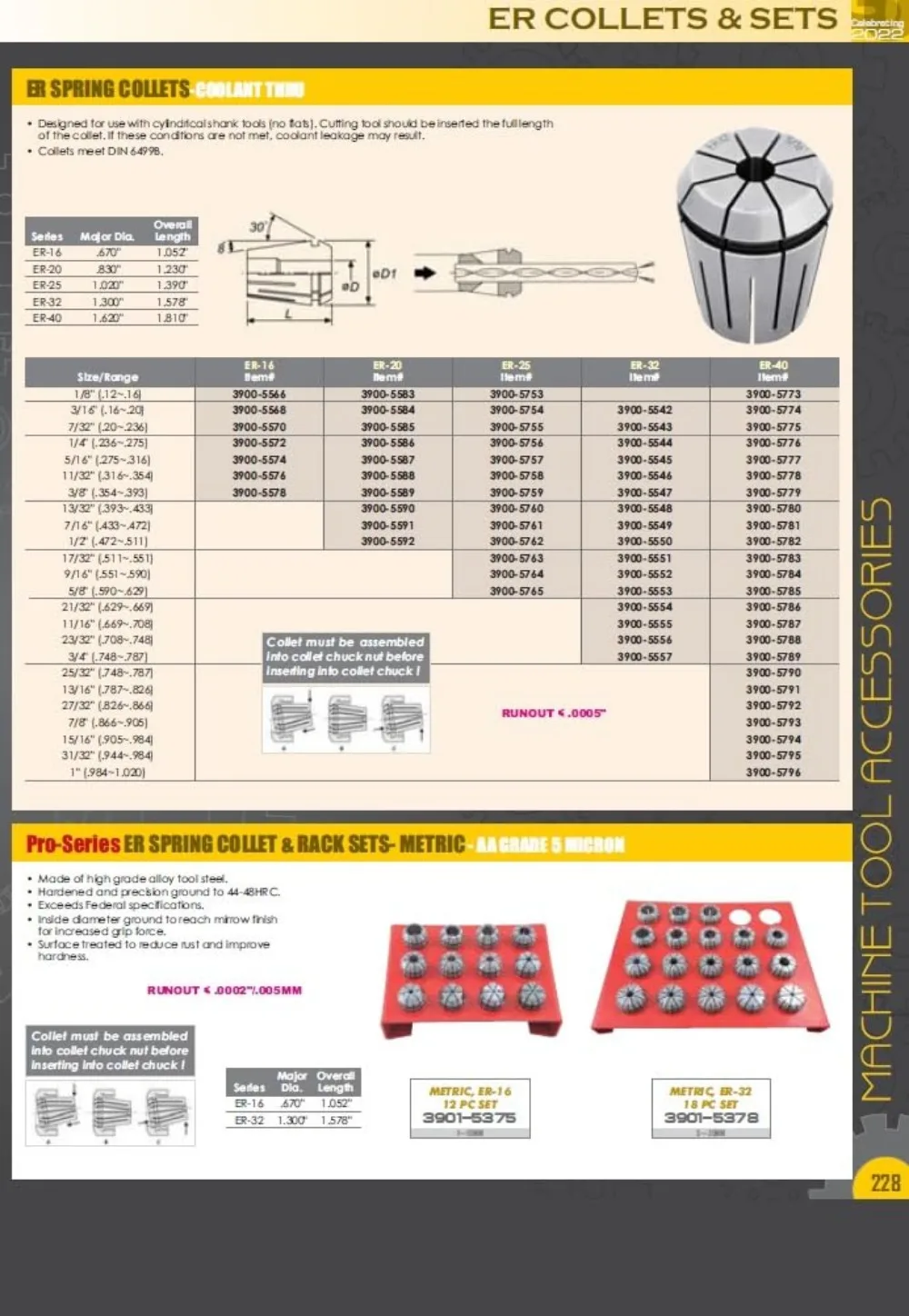 Avançado Aço Precision Collet Set, ferramenta de mola, moagem, adequado para tornos fresadoras, máquinas de perfuração, 18 pcs