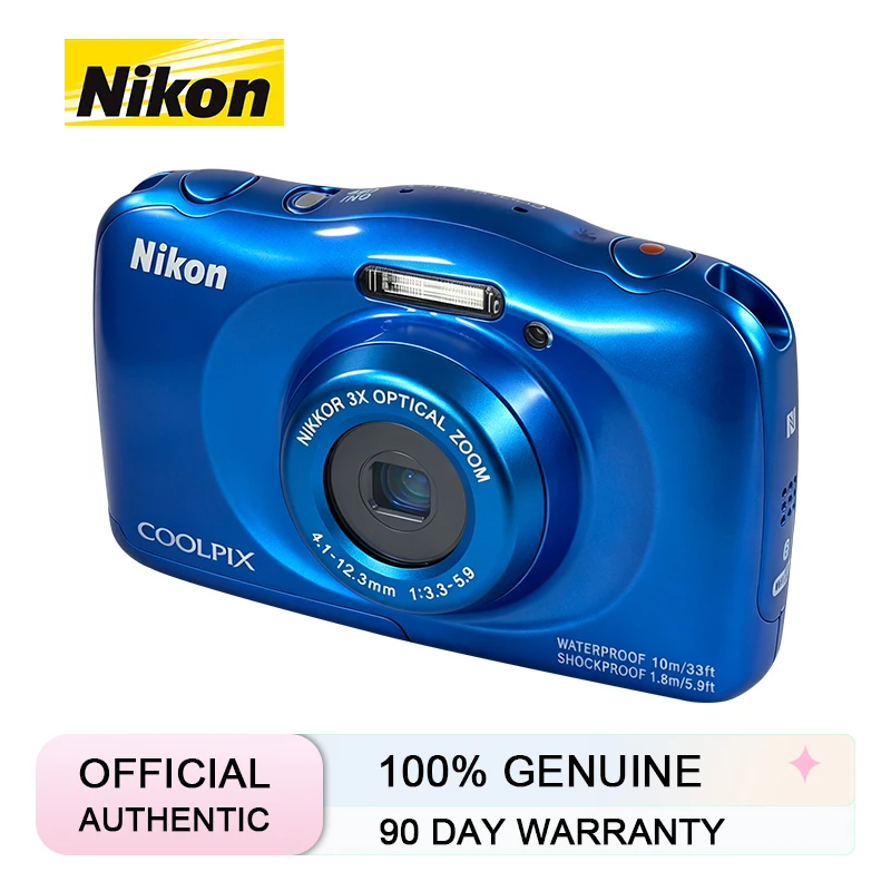 New】Nikon COOLPIX W100 Digital Camera Student Camera Mini