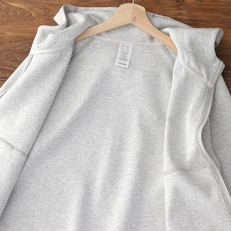 الربيع والخريف جديد طبقة الهواء سترة سستة البلوز الرجال الأمريكية الرجعية راجلان عارضة مقنعين سترة رياضية الرجال