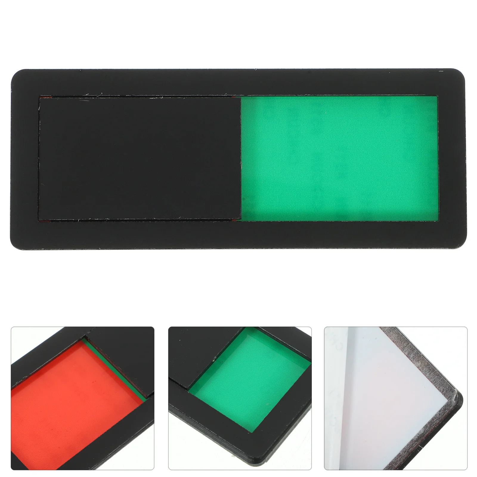 1 Piece Door Privacy Sign Slider Compact Design for Restroom Meeting Room Office Door Use Magnetic Privacy Slide Indicator