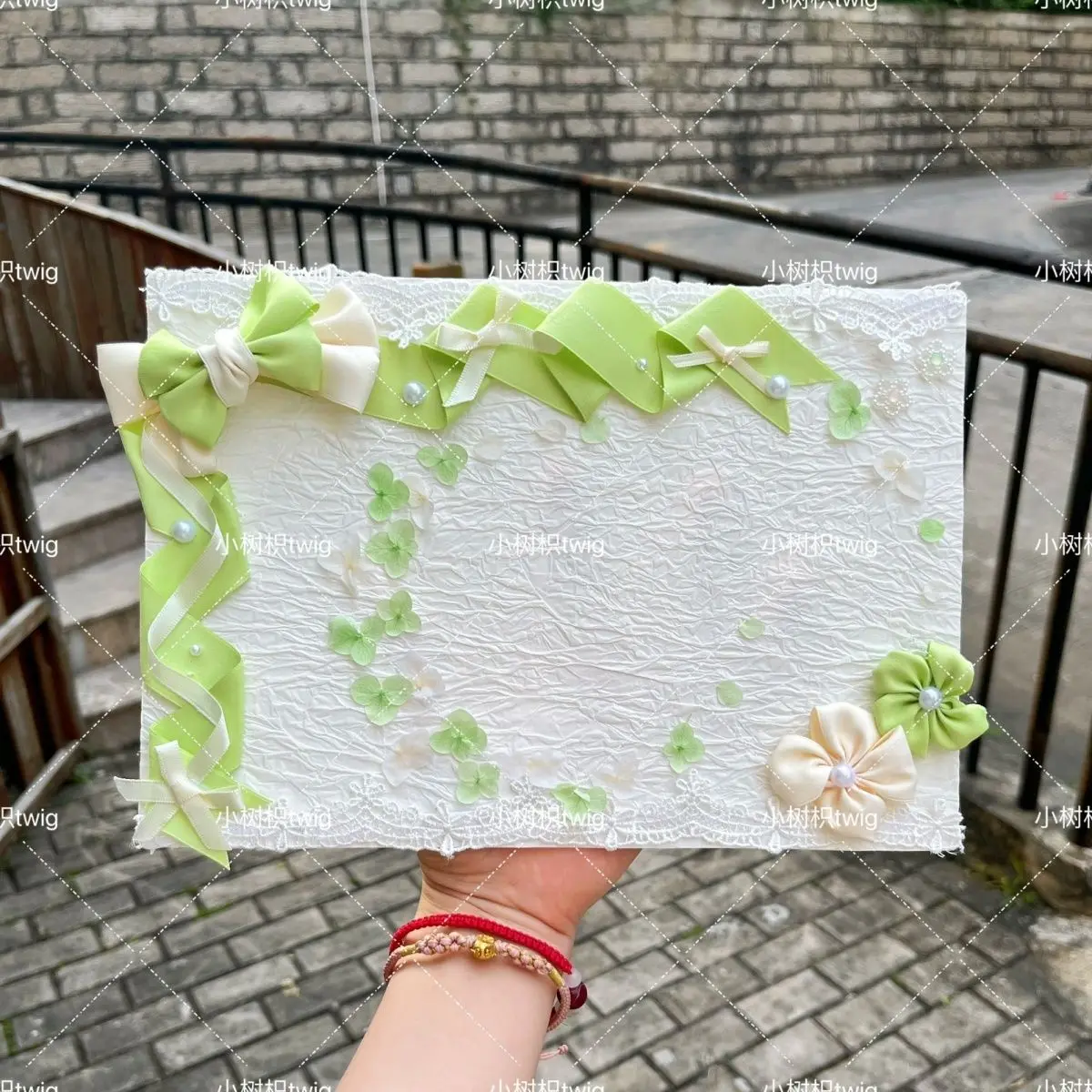 Goods Display  For Wego Bag Fill Organizer Board Cute Ribbon Lace Hand Made Badge Display Board Lolita Quadratic Element