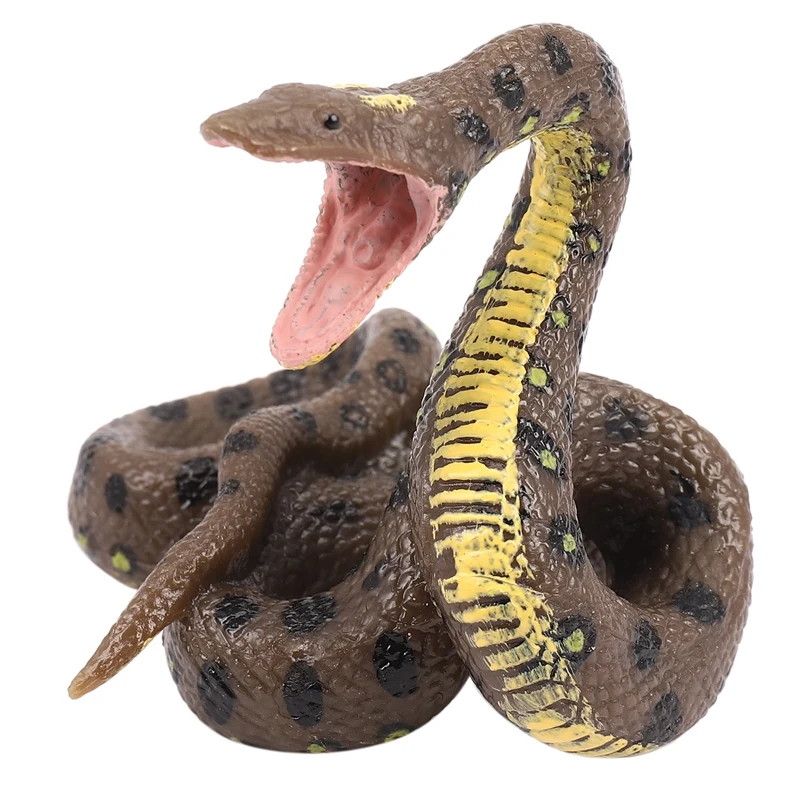 Children's Toy Snake Model Simulation Reptile Giant Python Big Python Wild Animal Snake Model