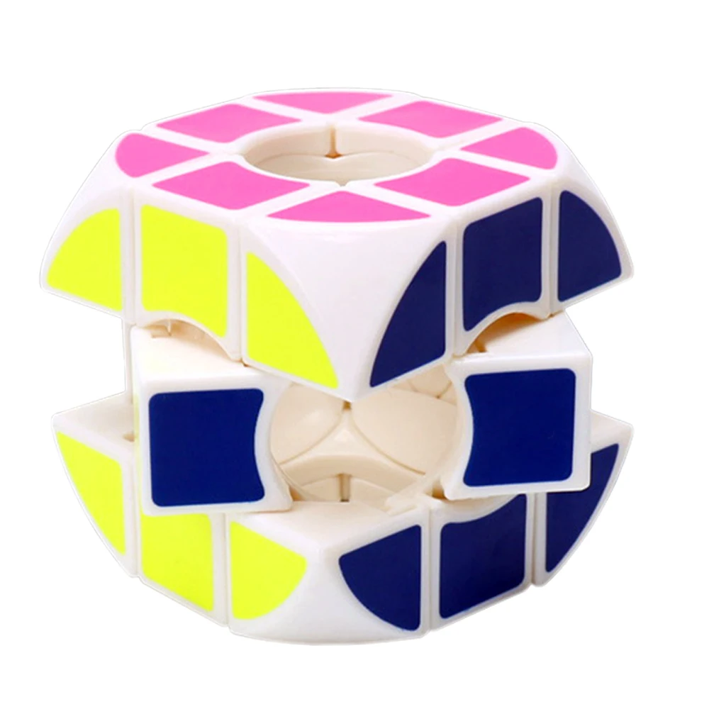 Hollow Three to Three Color Hungarian Magictrick Cube Strange Special 3 to 3 Stickers Boy Girl 10 Year Easy Playing 333cube 57mm