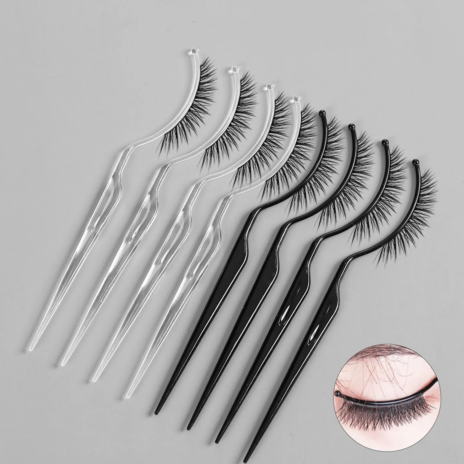 10pcs False Eyelashes Trial Wearing Device Eyelashes Style Display Wands Eyelash Applicator Auxiliary Bracket Lashes Holder view 5