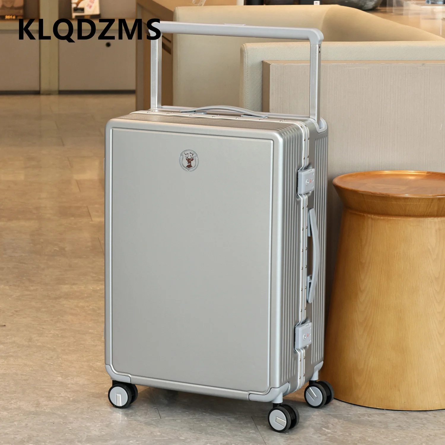 KLQDZMS Handgepäck 20 Zoll Boarding Case 24"26"28" ABS+PC Gepäck Herrengepäck Chiffrierte Koffer Damen Kabinenkoffer