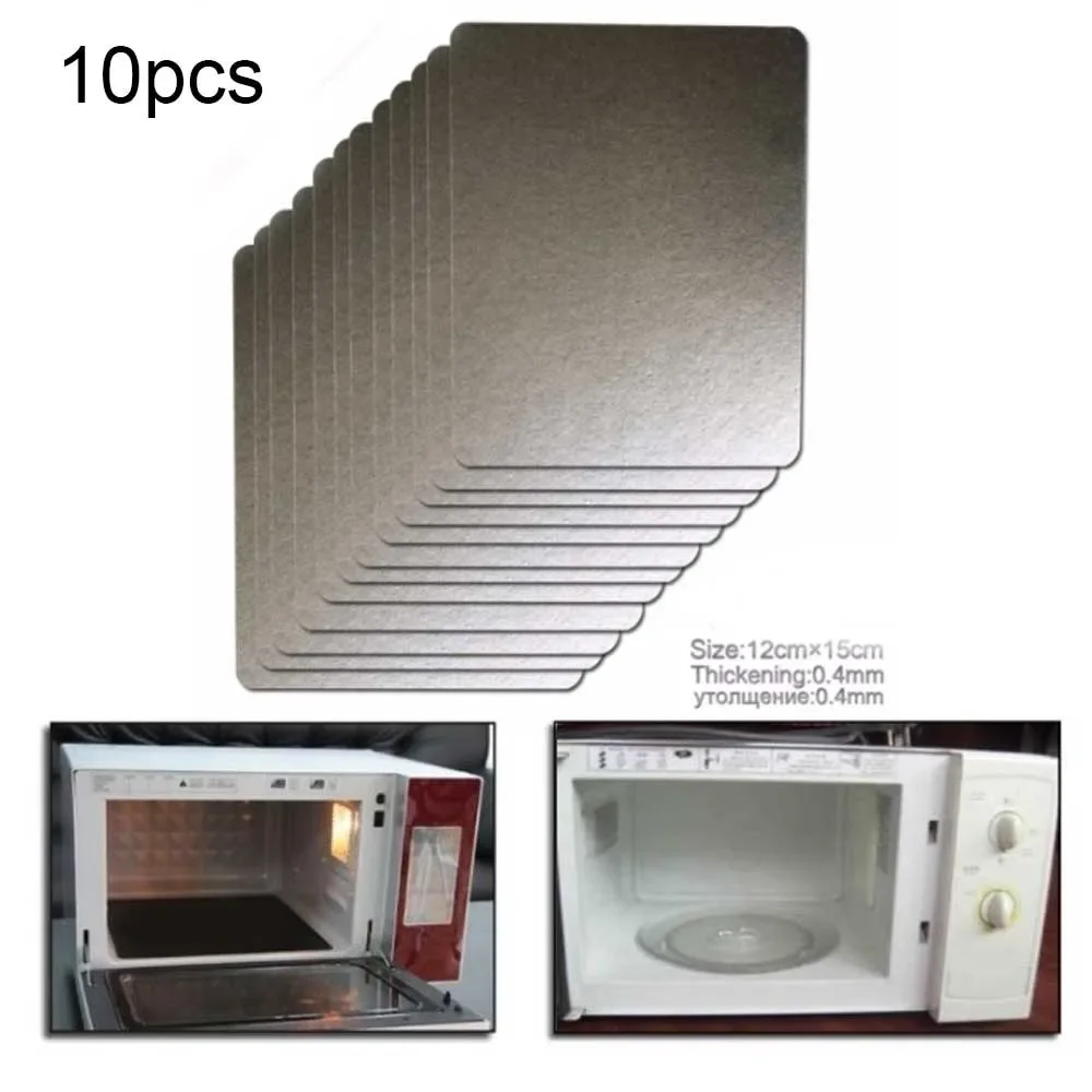 

10Pcs Mica Plate Universal Microwave Oven Mica Sheet Wave Guide Waveguide Cover Sheet Plates 12*15cm For Hair-dryer Toaster