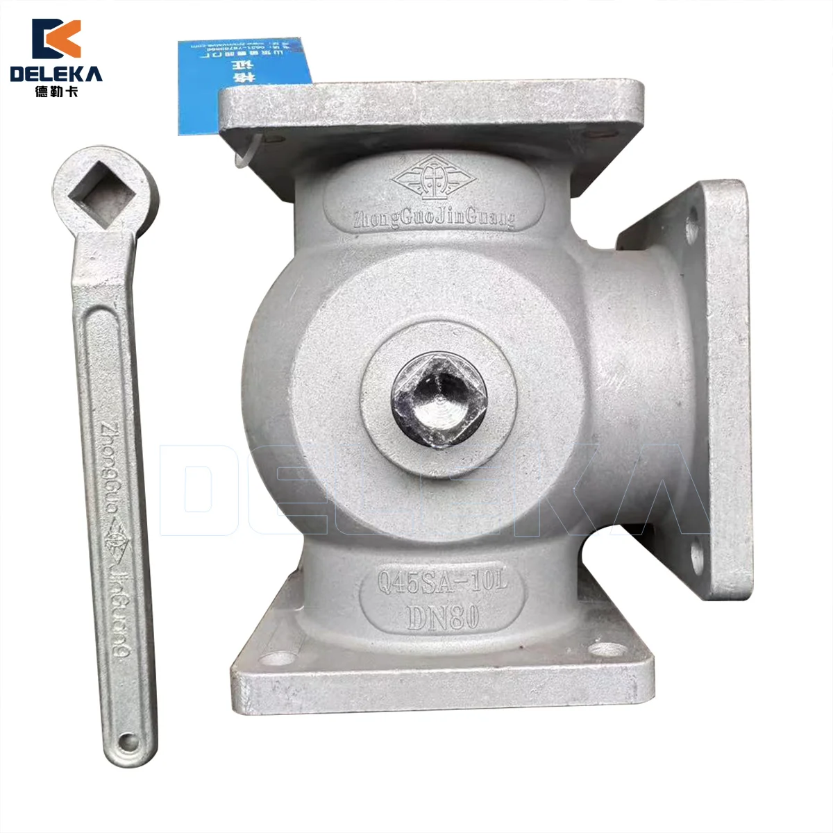 Sprinkler Truck Fuel Truck Parts DN50DN65DN80 Four Position Three-way Ball Valve 2-inch 3-inch Dedicated Aluminum Alloy Switch