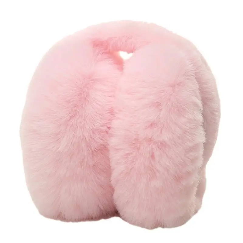 39BD Foldable Winter Earmuff Soft Warm Plush Ear Warmers for Women Men Unisex Earmuff