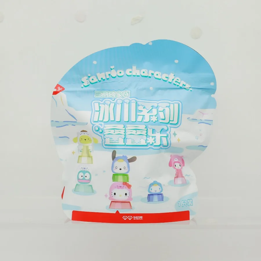 حقيقي جديد الأصلي سانريو الأسرة الجليدية سلسلة حقيبة أعمى مرحبا كيتي بلدي ميلودي Pochacco أنيمي الكرتون هدية عيد ميلاد ألعاب أطفال