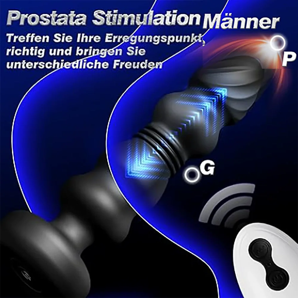 Butt Plug Teleskop Vibrierender Anal Vibrator Drahtlose Fernbedienung Sex Spielzeug für Frauen Arsch Anal Dildo Prostata-massagegerät Männer Buttplug 18